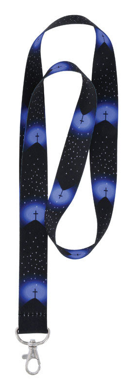 HILLMAN Polyester Blue Decorative Key Chain Lanyard