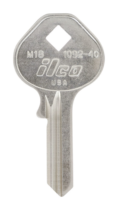Hillman Traditional Key Padlock Universal Key Blank Single