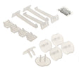 Dreambaby Clear Plastic Safety Catches and Outlet Covers Kit 10 pk