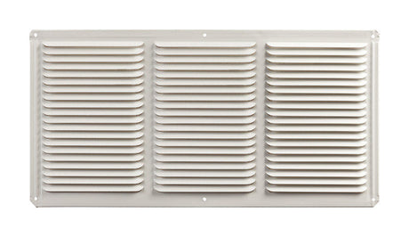 Master Flow 8 in. H X 16 in. W X 16 in. L Powder-Coated White Aluminum Undereave Vent