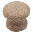 Waddell Round Cabinet Knob 1-3/4 in. D .5 in. Natural 1 pk