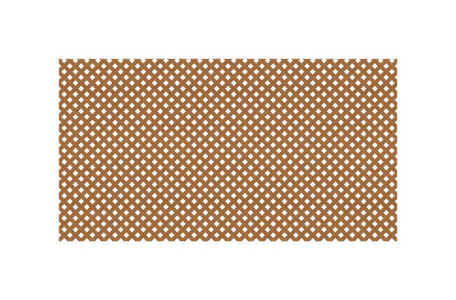 Deckorators 4 ft. W X 8 ft. L Cedar Plastic Privacy Lattice Panel