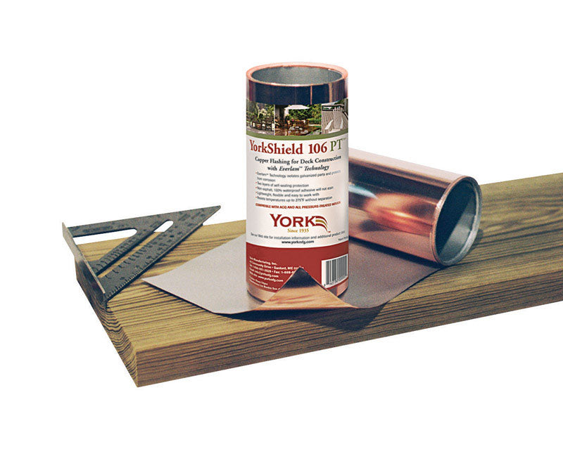 York 106 PT 12 in. W X 240 in. L Copper Flashing Copper