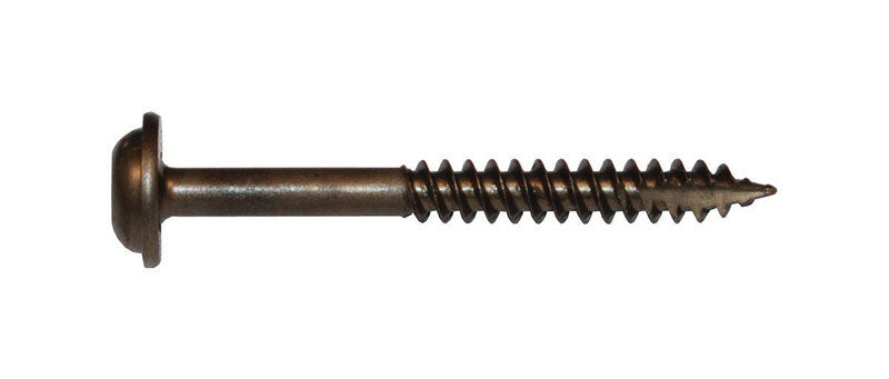 Screw Products No. 7 X 1-1/2 in. L Star Bronze Pocket-Hole Screw 1 lb lb 165 pk