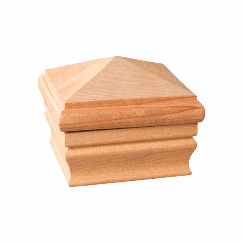 Deckorators 2.63 in. H X 4 in. W Wood Post Cap