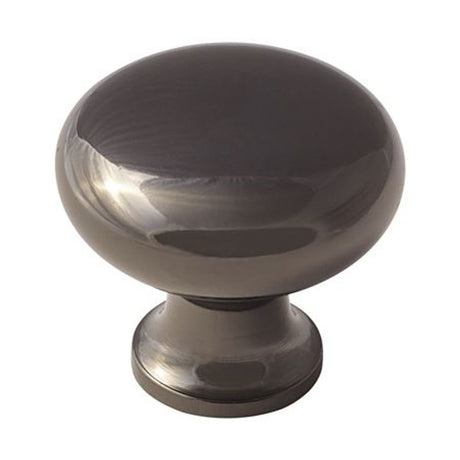 Amerock Anniversary Round Cabinet Knob 1-3/16 in. D 1 in. Nickel 1 pk