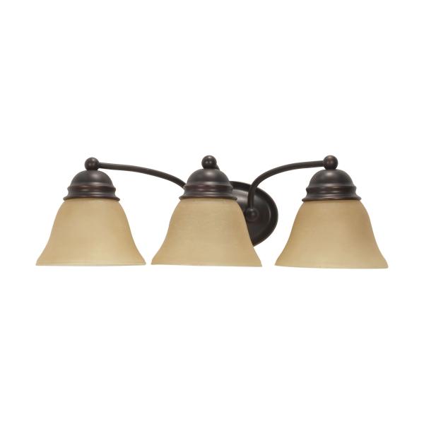 Empire - 3 Light - 21 in. - Vanity with Champagne Linen Washed Glass