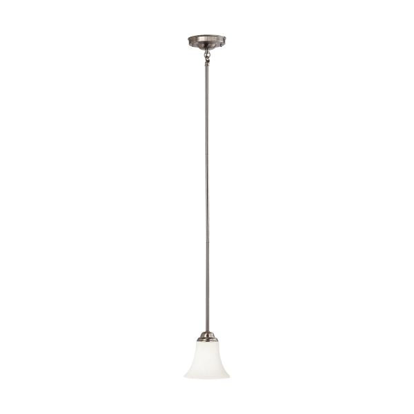 Dupont - 1 Light - Mini Pendant with Satin White Glass