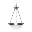 3 Light - 15 in. - Pendant - Alabaster Glass