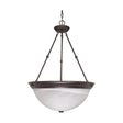 3 Light - 20 in. - Pendant - Alabaster Glass