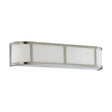 Odeon - 3 Light - Wall Sconce with Satin White Glass