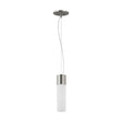 Link - 1 Light - Tube Pendant with White Glass