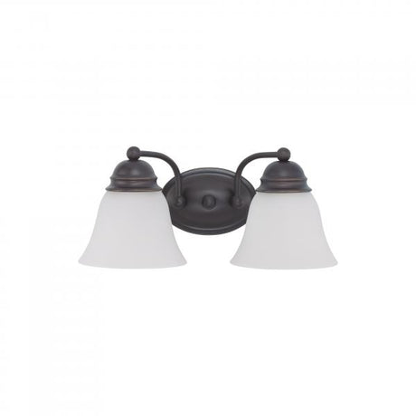 Empire - 2 Light - 15 in. - Vanity with Frosted White Glass