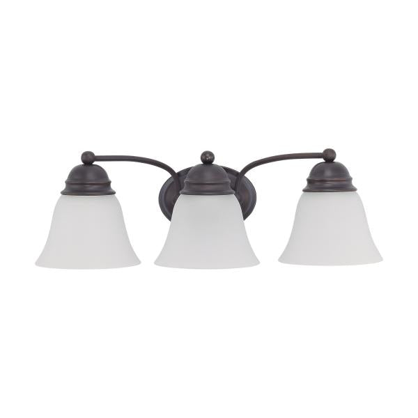 Empire - 3 Light - 21 in. - Vanity with Frosted White Glass