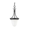 1 Light - 10 in. - Pendant with Frosted White Glass