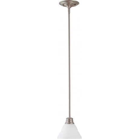 Empire - 1 Light - 7 in. - Mini Pendant with Frosted White Glass