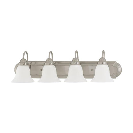 Ballerina - 4 Light - 30 in. - Vanity with Frosted White Glass