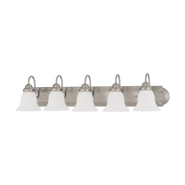 Ballerina - 5 Light - 36 in. - Vanity with Frosted White Glass