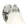 Empire - 1 Light - 7 in. - Vanity with Alabaster Glass Bell Shades