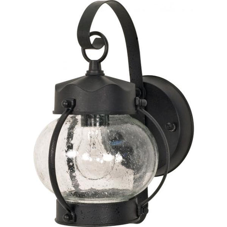 1 Light - 10-5/8 in. - Wall Lantern - Onion Lantern with Clear Seed Glass - Color retail packaging