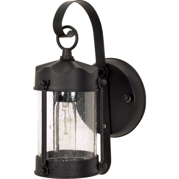 1 Light - 10-5/8 in. - Wall Lantern - Piper Lantern with Clear Seed Glass - Color retail packaging