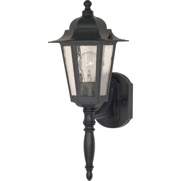 Cornerstone - 1 Light - 18 in. - Wall Lantern with Clear Seed Glass - Color retail packaging