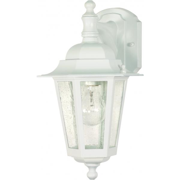 Cornerstone - 1 Light - 13 in. - Wall Lantern - Arm Down with Clear Seed Glass - Color retail packaging