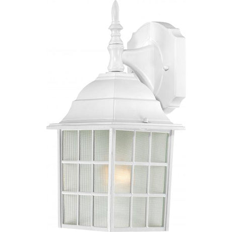 Adams - 1 Light - 14 in. - Outdoor Wall with Frosted Glass - Color retail packaging