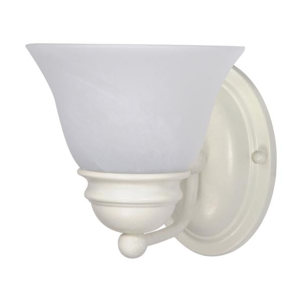 Empire - 1 Light - 7 in. - Vanity with Alabaster Glass Bell Shades