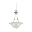 Surrey - 3 Light - Pendant Fixture with Frosted Glass