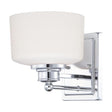 Soho - 1 Light - Vanity Fixture with Satin White Glass