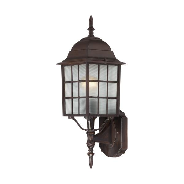 Adams - 1 Light - 18 in. - Outdoor Wall with Frosted Glass