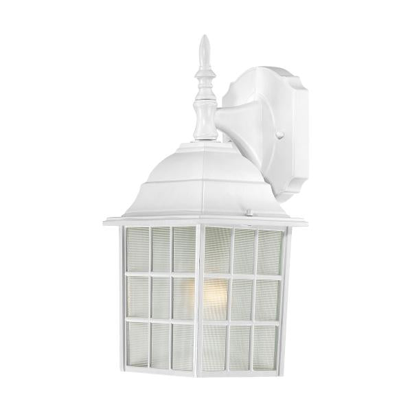 Adams - 1 Light - 14 in. - Outdoor Wall with Frosted Glass