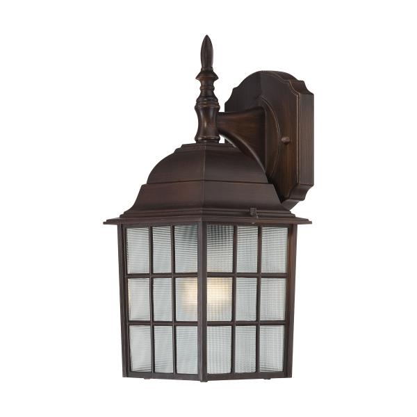 Adams - 1 Light - 14 in. - Outdoor Wall with Frosted Glass