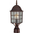 Adams - 1 Light - 17 in. - Outdoor Post with Frosted Glass