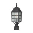 Adams - 1 Light - 17 in. - Outdoor Post with Frosted Glass