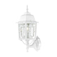 Banyan - 1 Light - 17 in. - Outdoor Wall with Clear Water Glass - White Finish