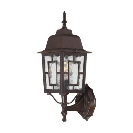 Banyan - 1 Light - 17 in. - Outdoor Wall with Clear Water Glass - Bronze Finish