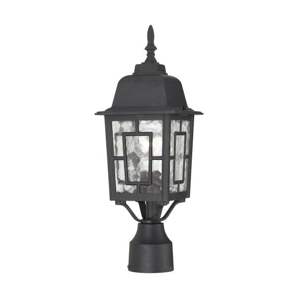 Banyan - 1 Light - 17 in. - Outdoor Post with Clear Water Glass