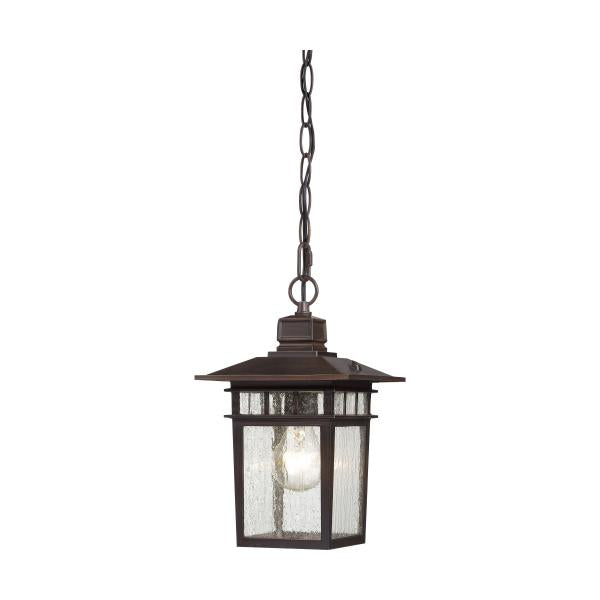 Cove Neck - 1 Light - 12 in. - Outdoor Hang with Clear Seed Glass