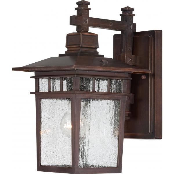 Cove Neck - 1 Light - 14 in. - Outdoor Lantern with Clear Seed Glass