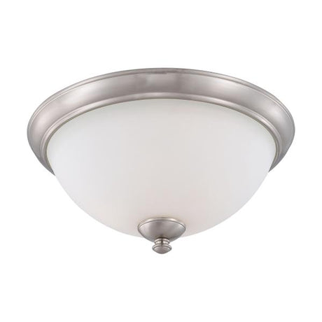 Patton - 3 Light - Flush Fixture with Frosted Glass