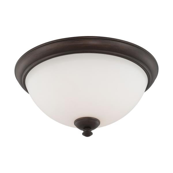 Patton - 3 Light - Flush Fixture with Frosted Glass