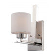 Parallel - 1 Light - Vanity Fixture with Etched Opal Glass