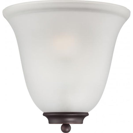 Empire - 1 Light - Wall Sconce - Mahogany Bronze with Frosted Glass