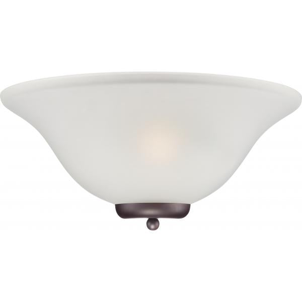 Ballerina - 1 Light - Wall Sconce - Mahogany Bronze with Frosted Glass