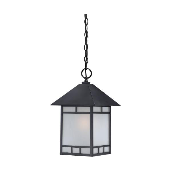 Drexel - 1 light - Outdoor Hanging Fixture with Frosted Seed Glass