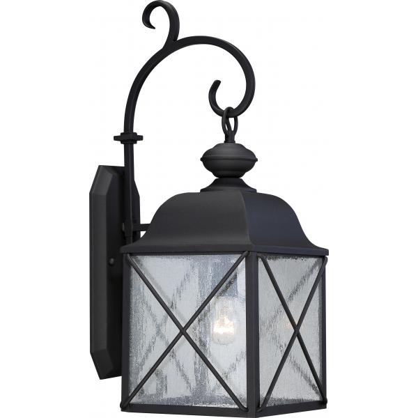 Wingate - 1 light - 8 in. - Outdoor Wall Fixture with Clear Seed Glass