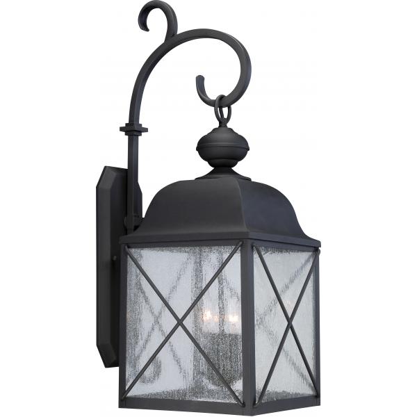 Wingate - 3 light - 30 in. - Outdoor Wall Fixture with Clear Seed Glass