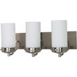 Polaris - 3 Light - 21 in. - Vanity with Satin Frosted Glass Shades